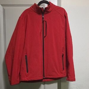 Calvin Klein Men's Vibrant Red Performance Jacket